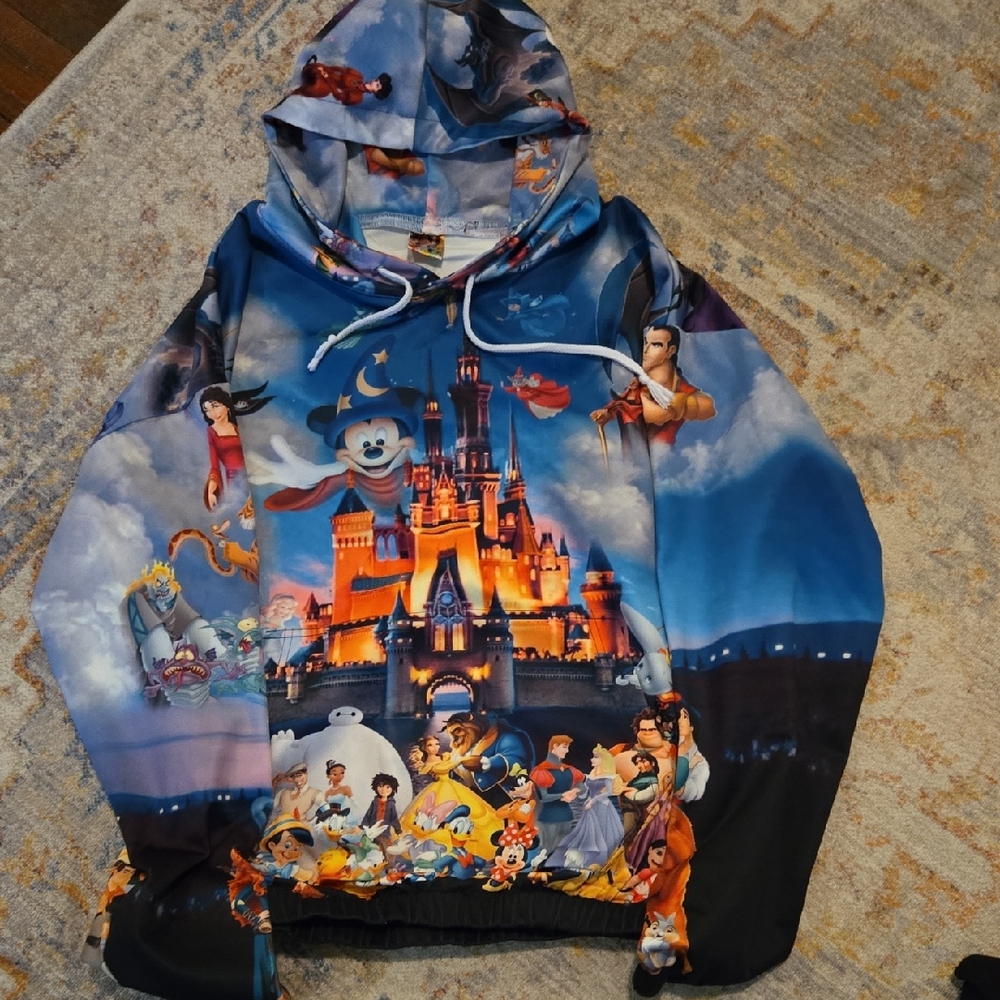 Disney Multicolor Castle Print Jacket